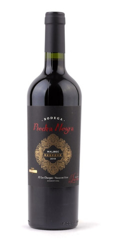 Vino Piedra Negra Reserva Malbec Orgánico 750 Cc