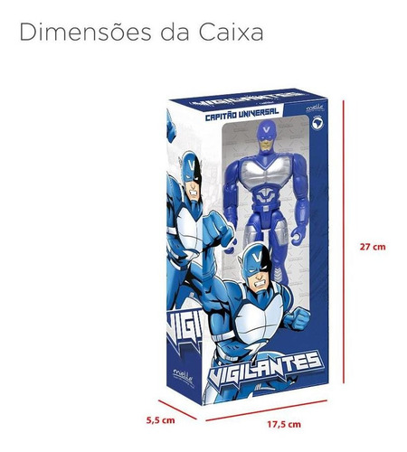 Imagem 4 de 5 de Boneco Articulado Pequeno Capitão Universal Menino