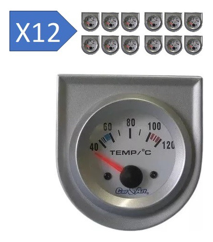 Zpack3 Reloj Electrico Temperatura Voltimetro Aceite 52mm