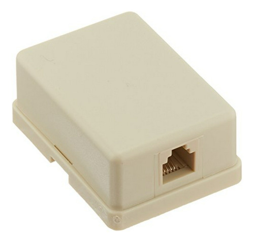 Conector Modular Para Teléfono, Marfil