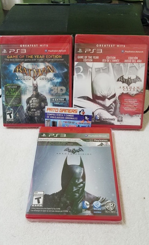 Batman Arkham Trilogía Ps3 Usado Disco Físico | Meses sin intereses