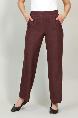 Pantalón De Mujer Con Resorte En Cintura