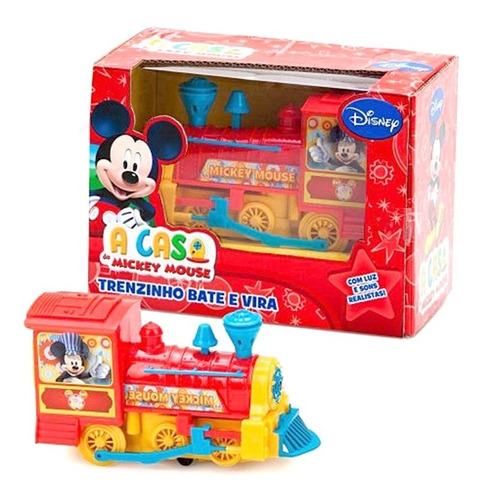 Mickey Mouse Tren Con Luz Y Sonido - Mosca