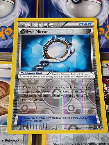 Silver Mirror 89/101,original De Pokemon Tcg,trainer,item
