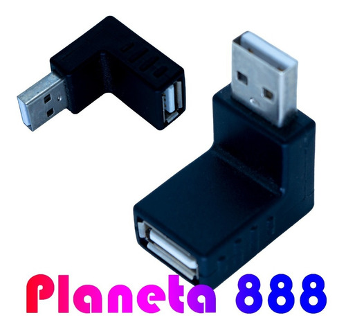 Conector Adaptador Usb 2.0  Fêmea X Usb 2.0 Macho Tip L