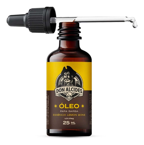 Kit 2x Óleo Para Barba Lemon Bone E Guaraná Don Alcides