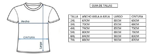 Color Liso En Cuello V Tallas Extras Desde 3xl A 7xl