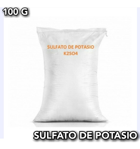 Sulfato De Potasio( K2so4 ) Abono Acuarios Plantados 100 G.