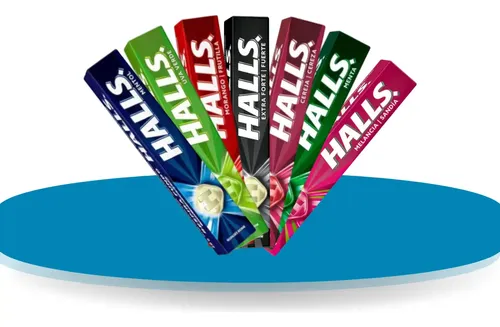 Bala Dura Halls Drops Sabor A Sua Escolha - 6 Cx / 126 Uni