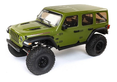 1/6 Scx6 Jeep Jlu Wrangler 4wd Rock Crawler Rtr: Verde Ccm