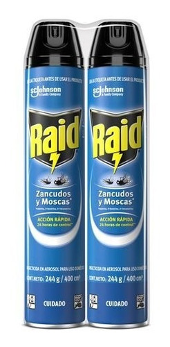 Insecticida Raid 2 Unidades/400 Ml