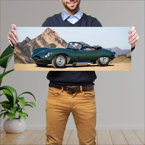 Cuadro 30x80cm Auto 2016 Jaguar Xkss Continuatio 449