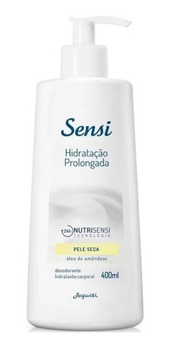 Loção Hidratante Sensi Jequiti Pele Seca 400 Ml Amêndoas