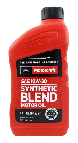 Aceite Semi Sintetico Sae 10w-30 Motorcraft