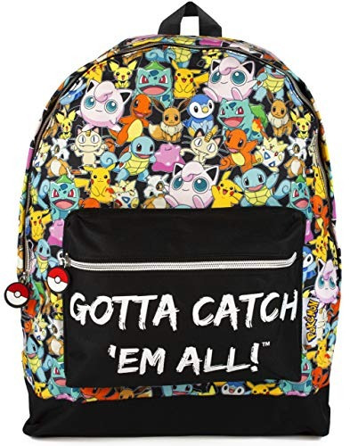 Mochila Pokémon Para Jugadores Con Correas Ajustables, Talla