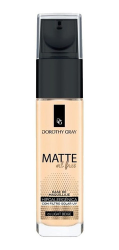 Base Maquillaje Hipoalergénico Dorothy Gray Matte Filtro Uv