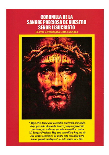 Imagen 3 de 6 de Kit Rosario Y Libro Coronilla A La Sangre De Cristo