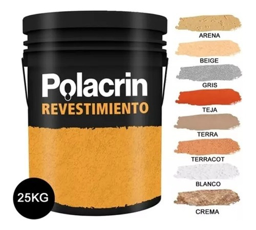 Revestimiento Acrilico Impermeabilizante 25kg Polacrin