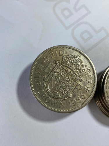 Me2. 4 Moedas Inglesas Antiga Crown/shilling/pence Originais (Usado)