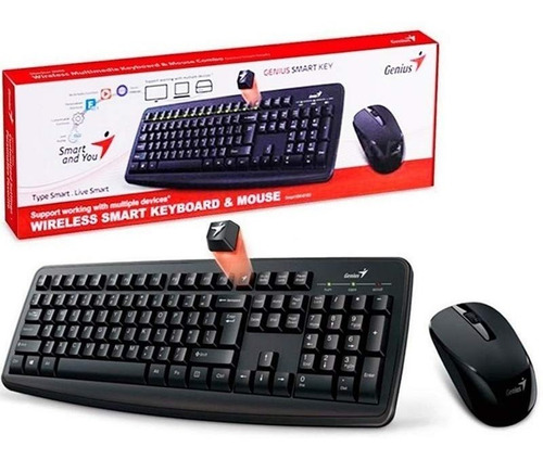 Combo Teclado Y Mouse Inalambrico Genius Km-8100 Español