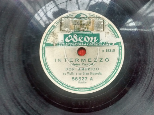 Don Americo Disco Pasta Odeon 56527 C1