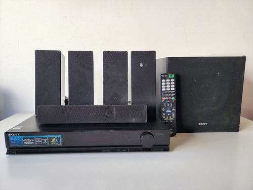 Home Theater Sony 5.1 1000w Str-ks380 + Control Remoto