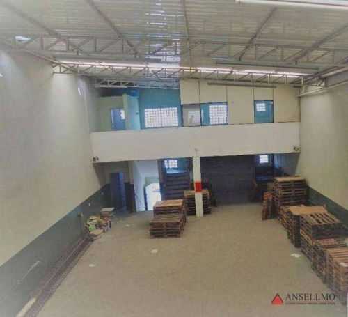 Imagem 1 de 4 de Galpão Para Alugar, 300 M² Por R$ 5.000,00/mês - Piraporinha - Diadema/sp - Ga0300