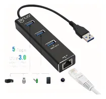 Comprar 3 Puerto Usb 3,0 Gigabit Ethernet Lan Rj45 Red Adaptador Hub