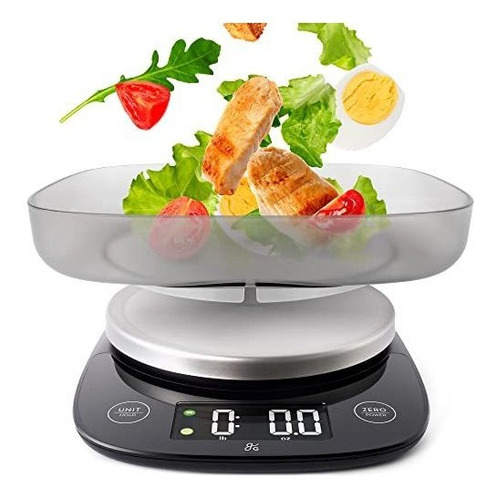 Bascula De Cocina Para Alimentos Con Tazon -digital Super P