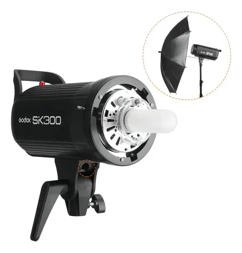 Kit 2 Flash Estúdio Godox Sk300ii 600w Completo | MercadoLivre