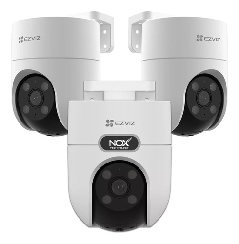 Combo X 3 Camara Ezviz H8c 360 Exterior Wifi Color Sirena