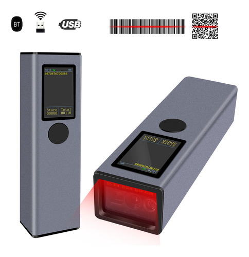 // Scanner De Código De Barras 2d 1d Com Tela Tft.en.b