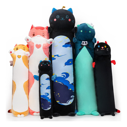 Mewaii Almohada Larga Kawaii De Felpa Para El Cuerpo, 20 Pul