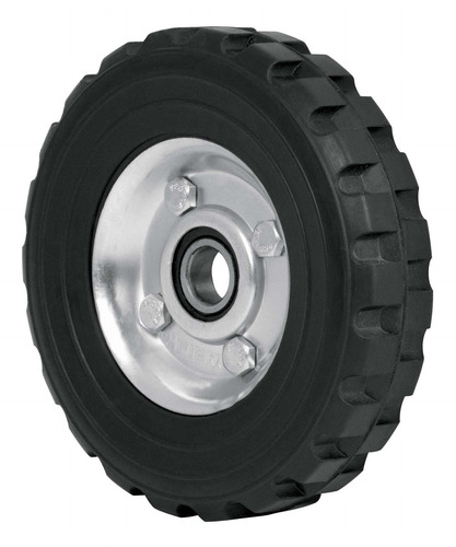 Rueda Para Diablo C/balero 6'' Hule Solido 60kg Pretul 45481