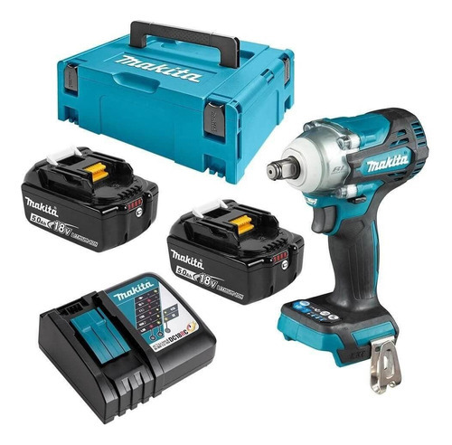Llave De Impacto Makita Dtw301rtj 1/2 + 2 Baterías 5.0ah
