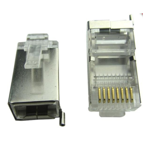 2 Conectores Rj45 Cat 5, Blindado, Edswire X 100u