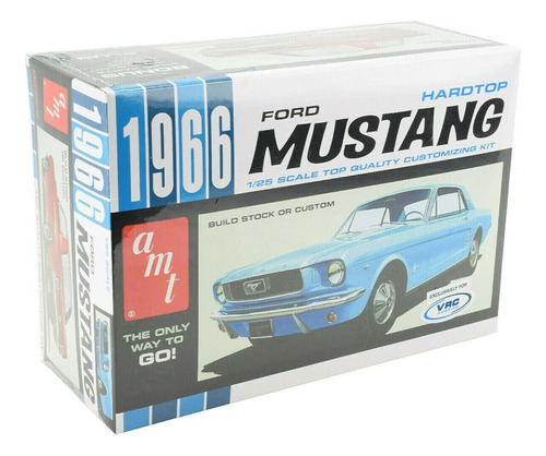 Preminum Hobbies 1966 Mustang Hardtop 25 Escala Plástico Mod