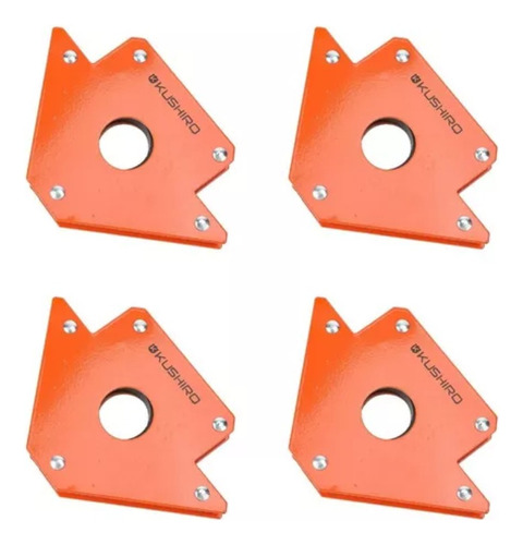 Kit X4 Escuadra Magnetica Para Soldador 5 Pulgadas 35 Kg