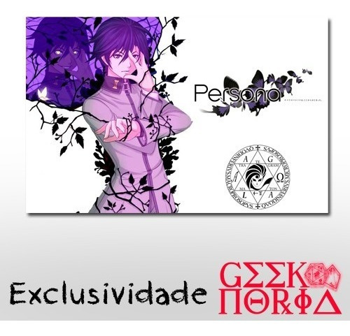 Placa Criativa Decorativa Personalizada Game Persona Rpg