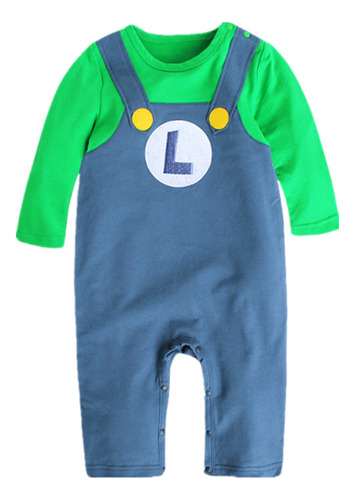 Ropa De Algodón Super Mario For Niños Traje De Gateo De