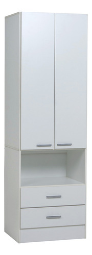 Placard Ropero Dormitorio 2ptas 2caj Linea Bianca+++ Color Blanco
