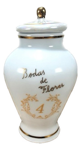 Vaso De Porcelana Para Bodas De Flores 4 Anos De Casamento