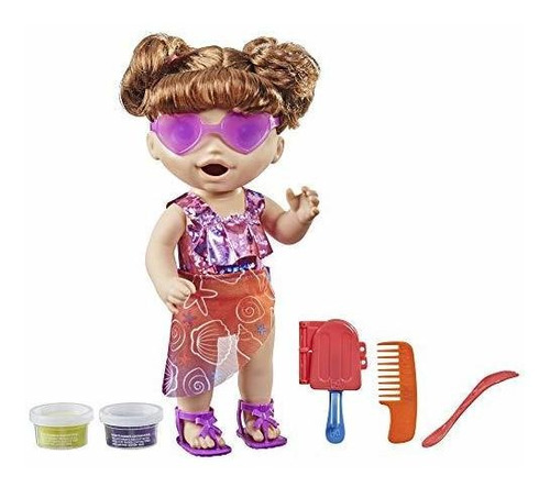 Baby Alive Sunshine Snacks Doll, Eats And Poops, Summer-them