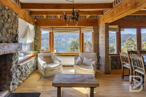 Imagen 10 de 20 de Alquiler Casa En Bariloche Con Costa De Lago Nahuel Huapi. 9 Pax. Km16. 306.
