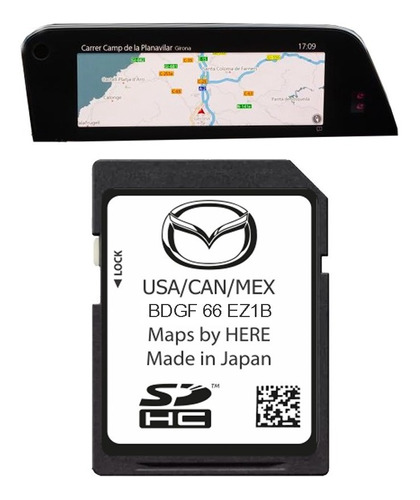 Tarjeta Navegacion Mazda 3 2019 Nuevo Gps + Regalos