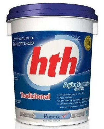 Cloro Concentrado Tradicional - Hth 10kg