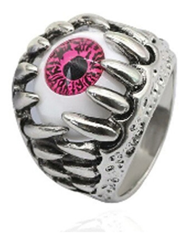 Anillo Ojo Con Colmillos Gotico Punk Vintage Rock 