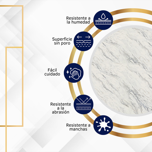 Formaica Calcutta Marble Brillante 1.22 M X 2.44 M R.w.