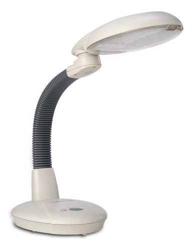 Lámpara De Escritorio Con Forma Ovalada Con Forma De Energía Estructura Blanco Pantalla Blanco 110v/220v