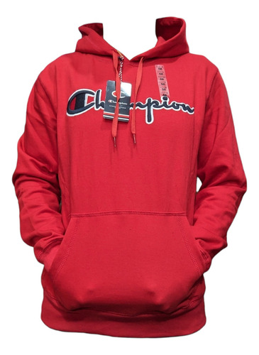 Sudadera Champion Con Forro Polar Logo Bordado Y Capucha